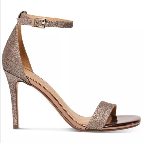 Wild Pair Shoes - WILD PAIR BETHIE TWO-PIECE DRESS SANDALS BRONZE